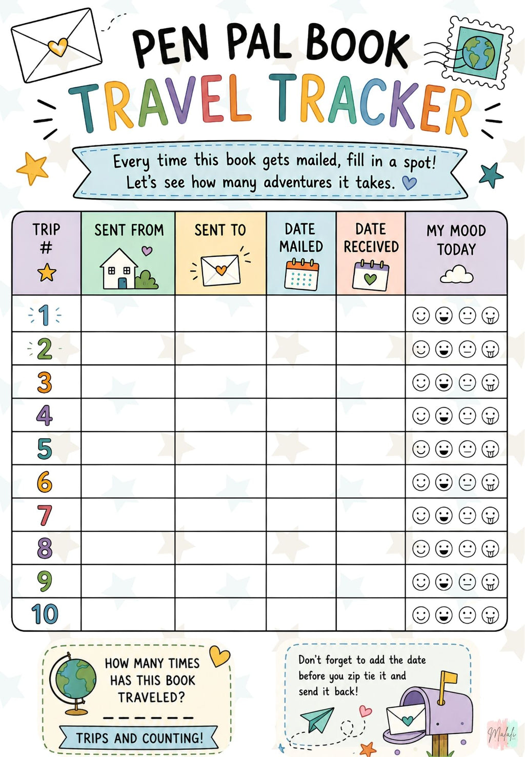 The Pen Pal Book - Summer Kids Edition (PREORDER)