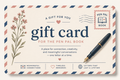 Pen Pal Book Gift Card | Meaningful, Mail-Ready Connection