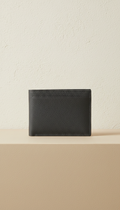 Pebbled Leather Card Wallet