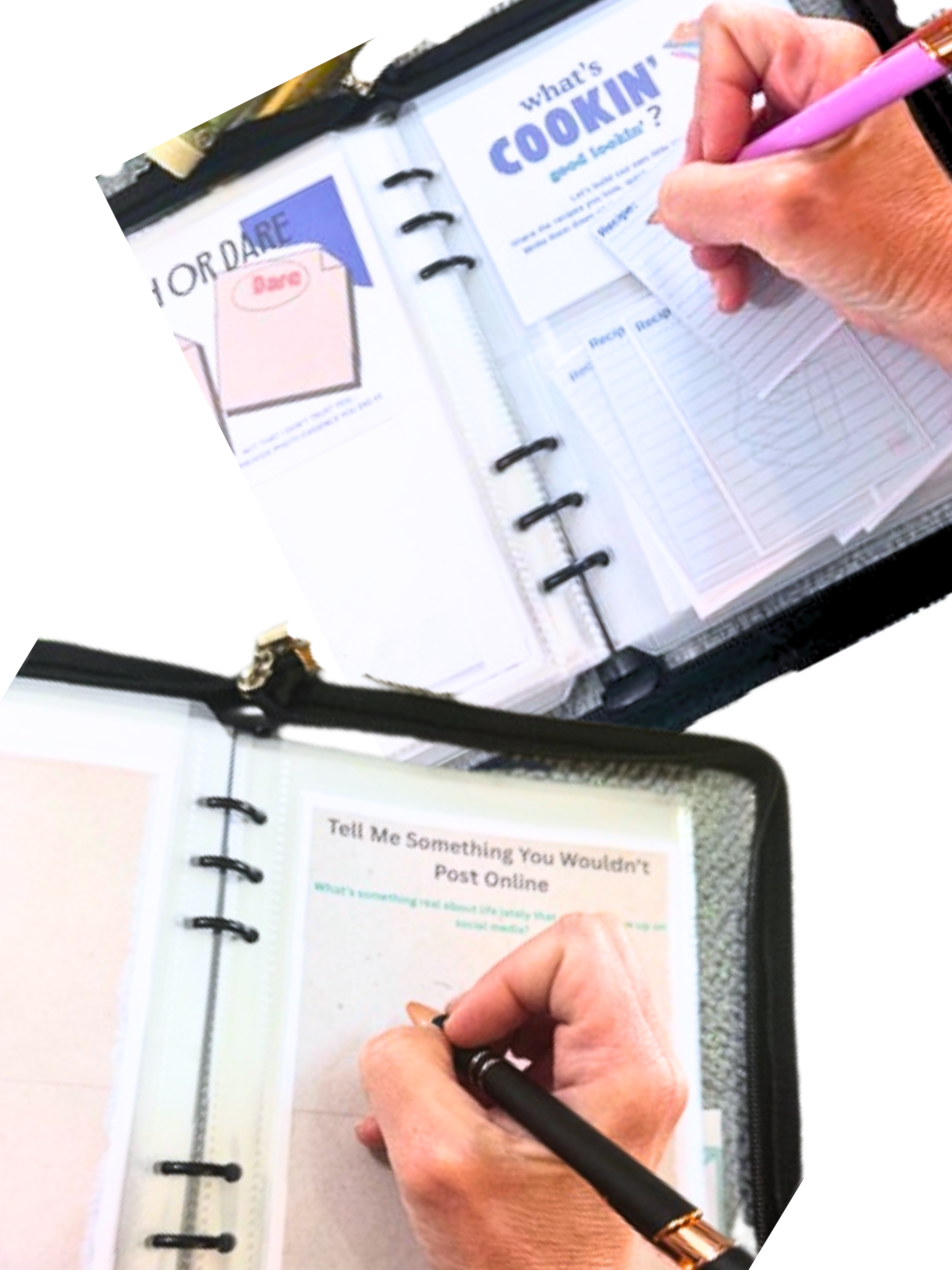Writing in prompt pages